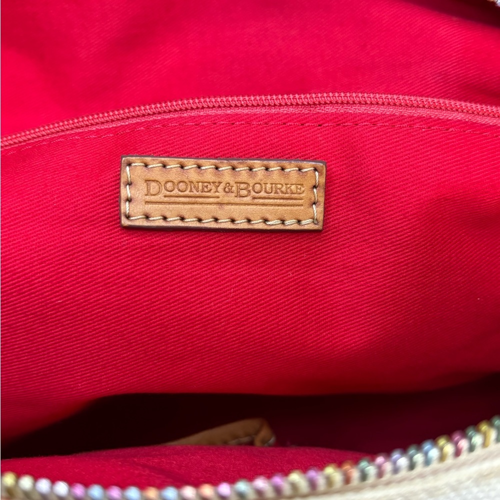 Dooney & Bourke Multicolor Canvas Satchel - Picture 7 of 13